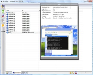 Net Control 2 ThumbView (Free Edition) - Table View