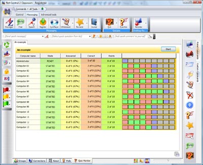 Net Control 2 Classroom - Quiz Monitor
