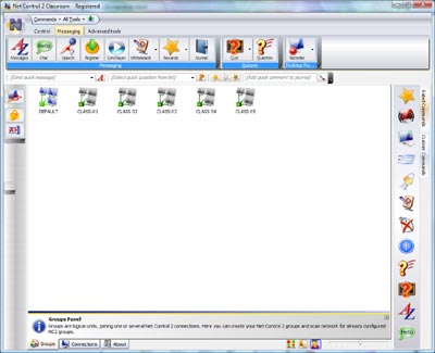 Net Control 2 Classroom - Groups View