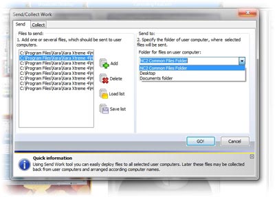 Sendtext Message  Computer on Send Collect Work Tool