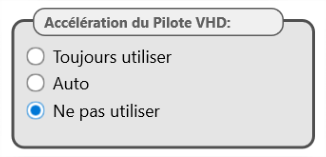 Pilote VHD