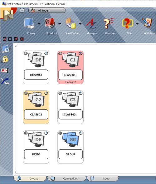 Net Control 2 Classroom - Groups View