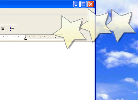 Rewards displayed on a student computer